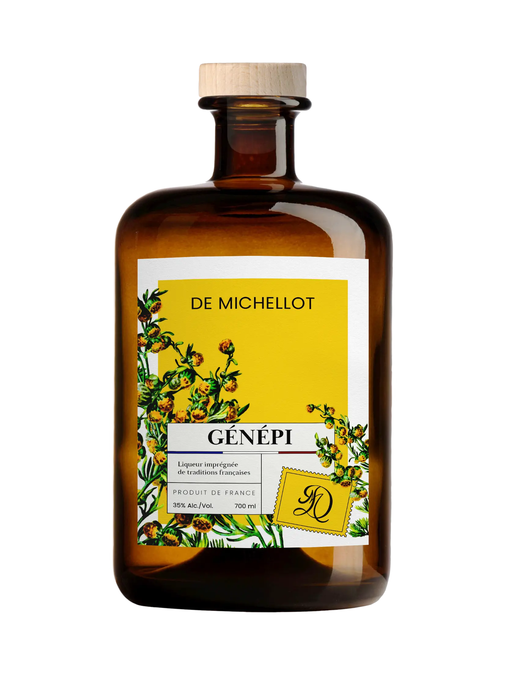 Liqueur de Génépi 35% DE MICHELLOT De Michellot