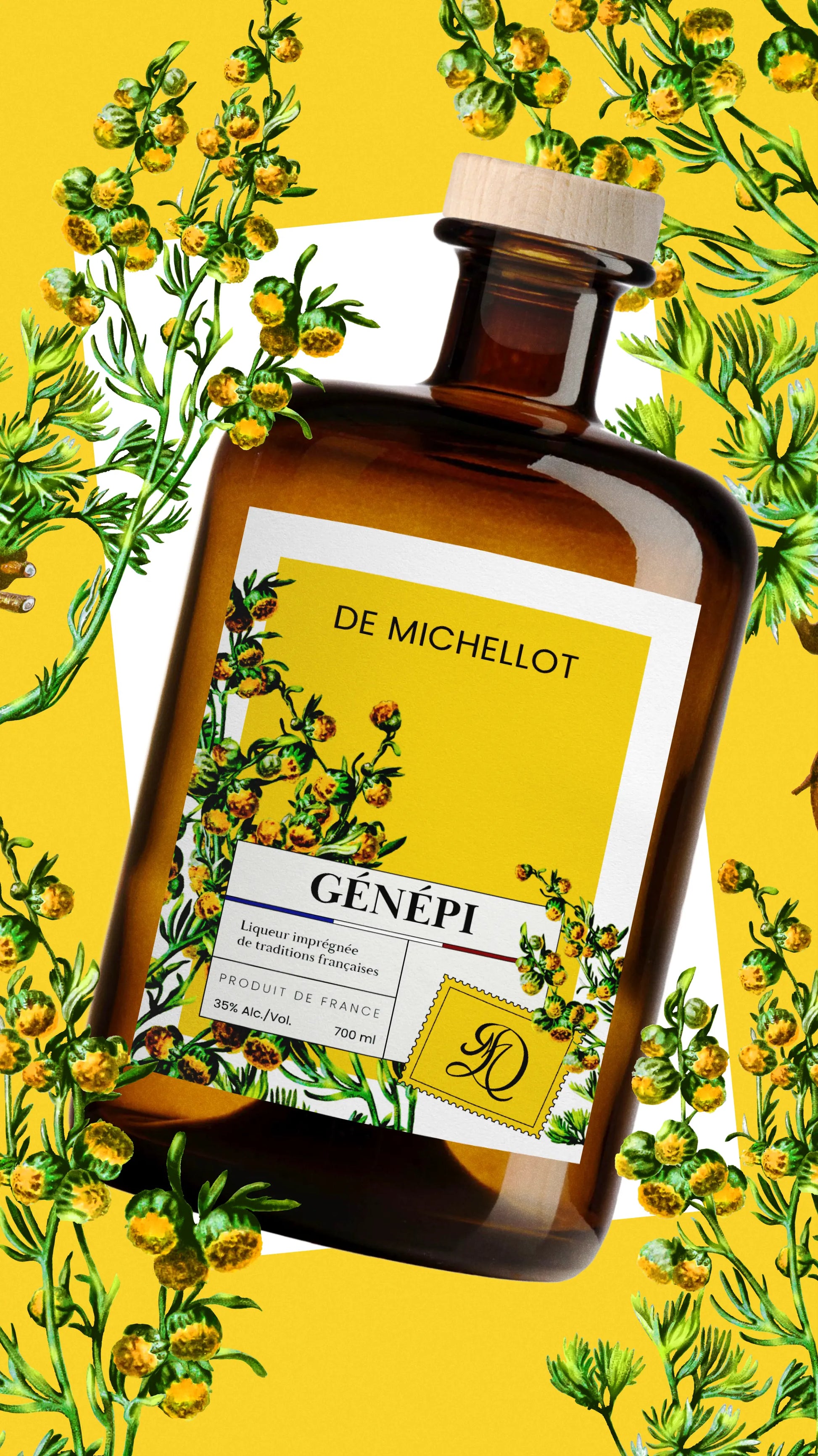 Liqueur de Génépi 35% DE MICHELLOT De Michellot