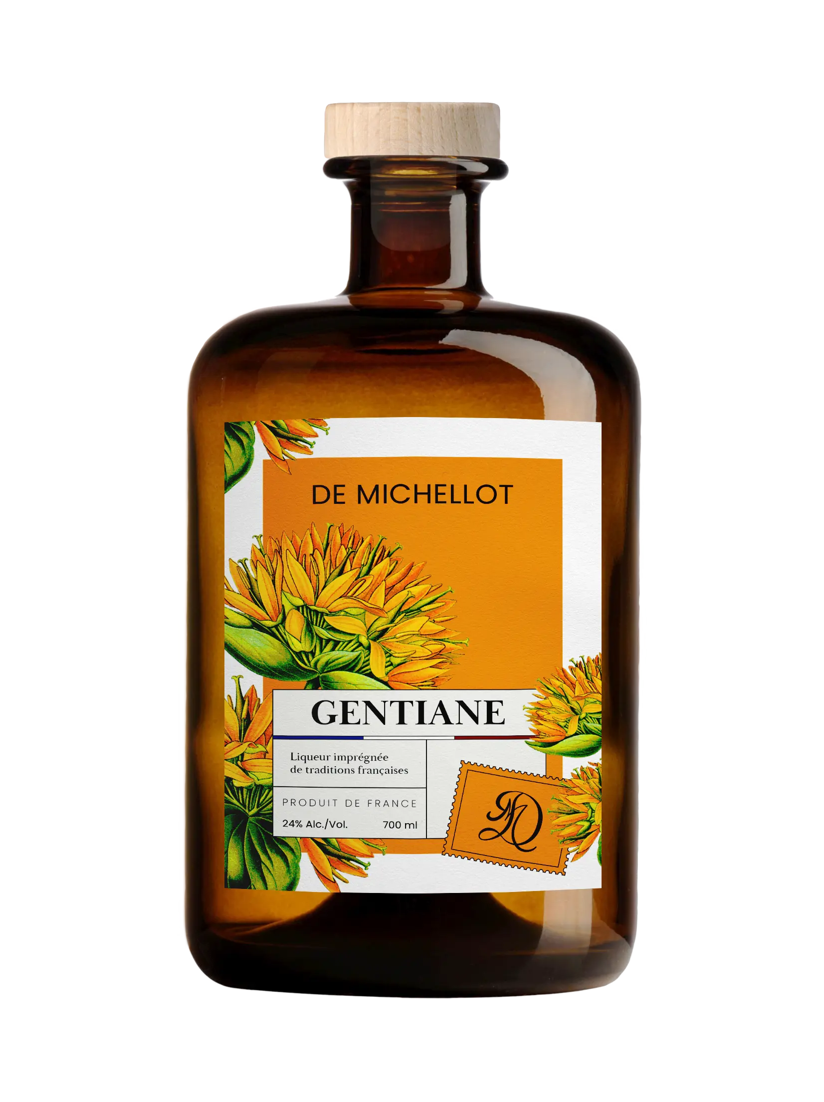 Liqueur de Gentiane 24% DE MICHELLOT De Michellot