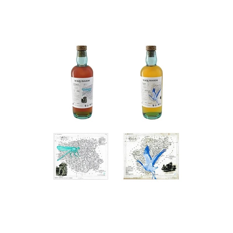 Pack Cognac Armagnac + Oeuvre Maquisards