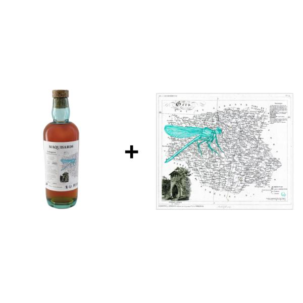 Pack Armagnac Dartigalongue + Œuvre d’Art Libellule - Maquisards