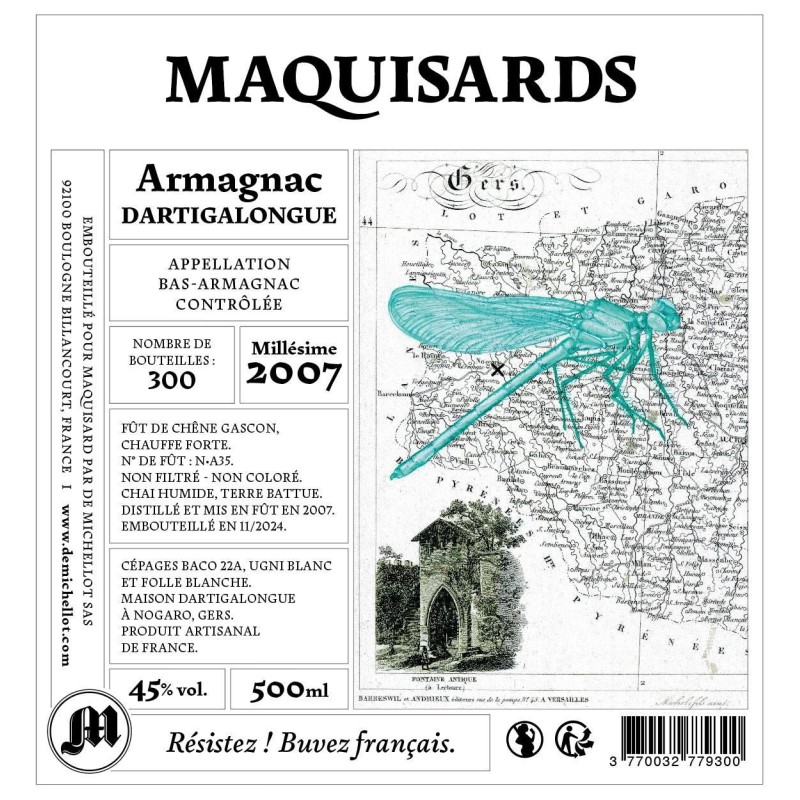 Pack Maquisards : Armagnac + Cognac + Œuvres d’Art -  Édition Limitée