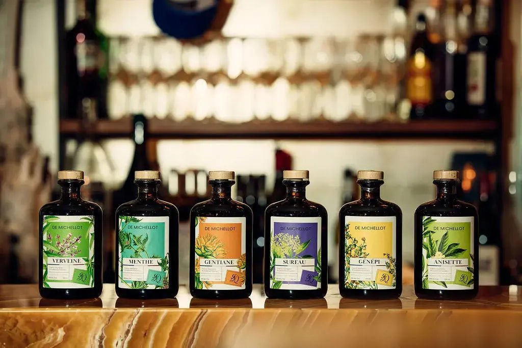 liqueur de plantes, liqueurs aux herbes françaises De Michellot