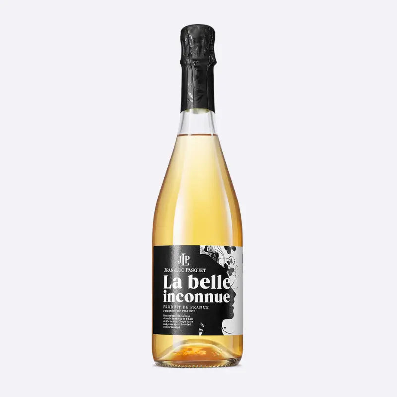 Bouteille de La Belle Inconnue – boisson naturelle effervescente de Jean-Luc Pasquet