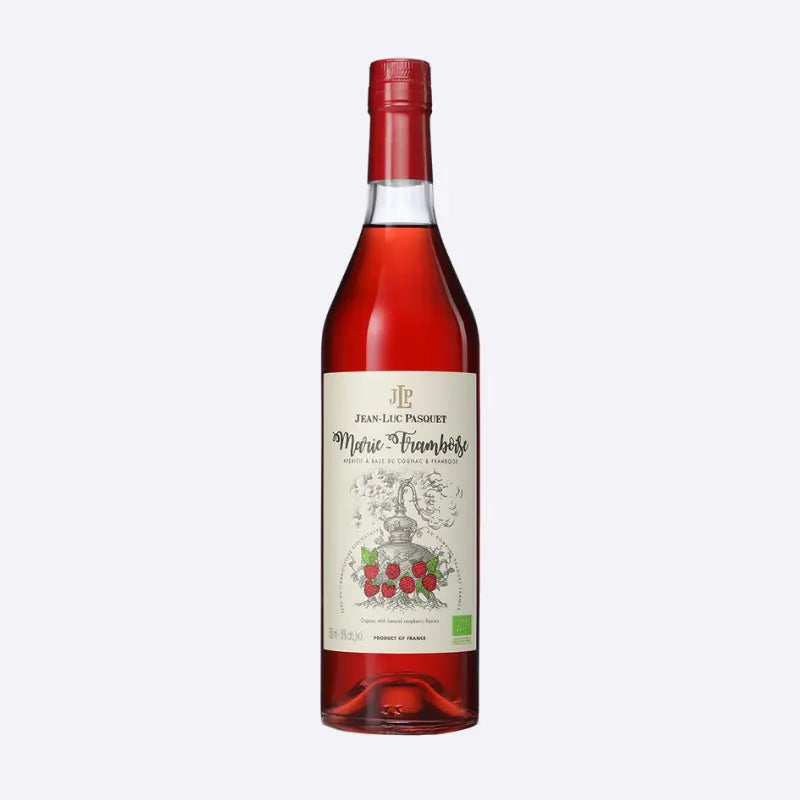 Bouteille de Marie Framboise – apéritif à base de cognac et framboise bio
