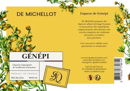 Liqueur de Génépi BIB 5L 35% DE MICHELLOT De Michellot