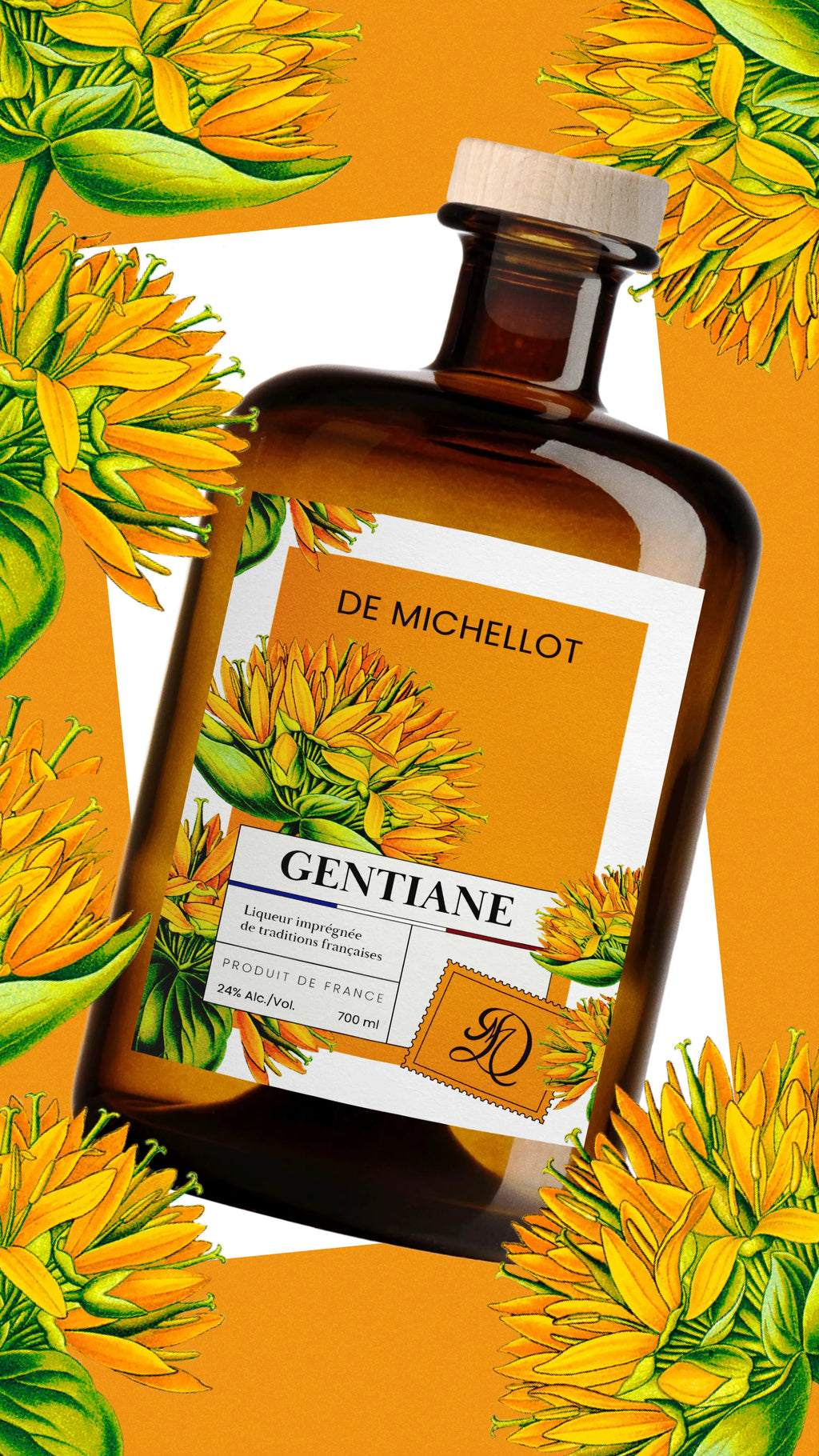 Liqueur de Gentiane 24% DE MICHELLOT De Michellot
