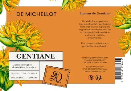 Liqueur de Gentiane BIB 5L 24% DE MICHELLOT De Michellot