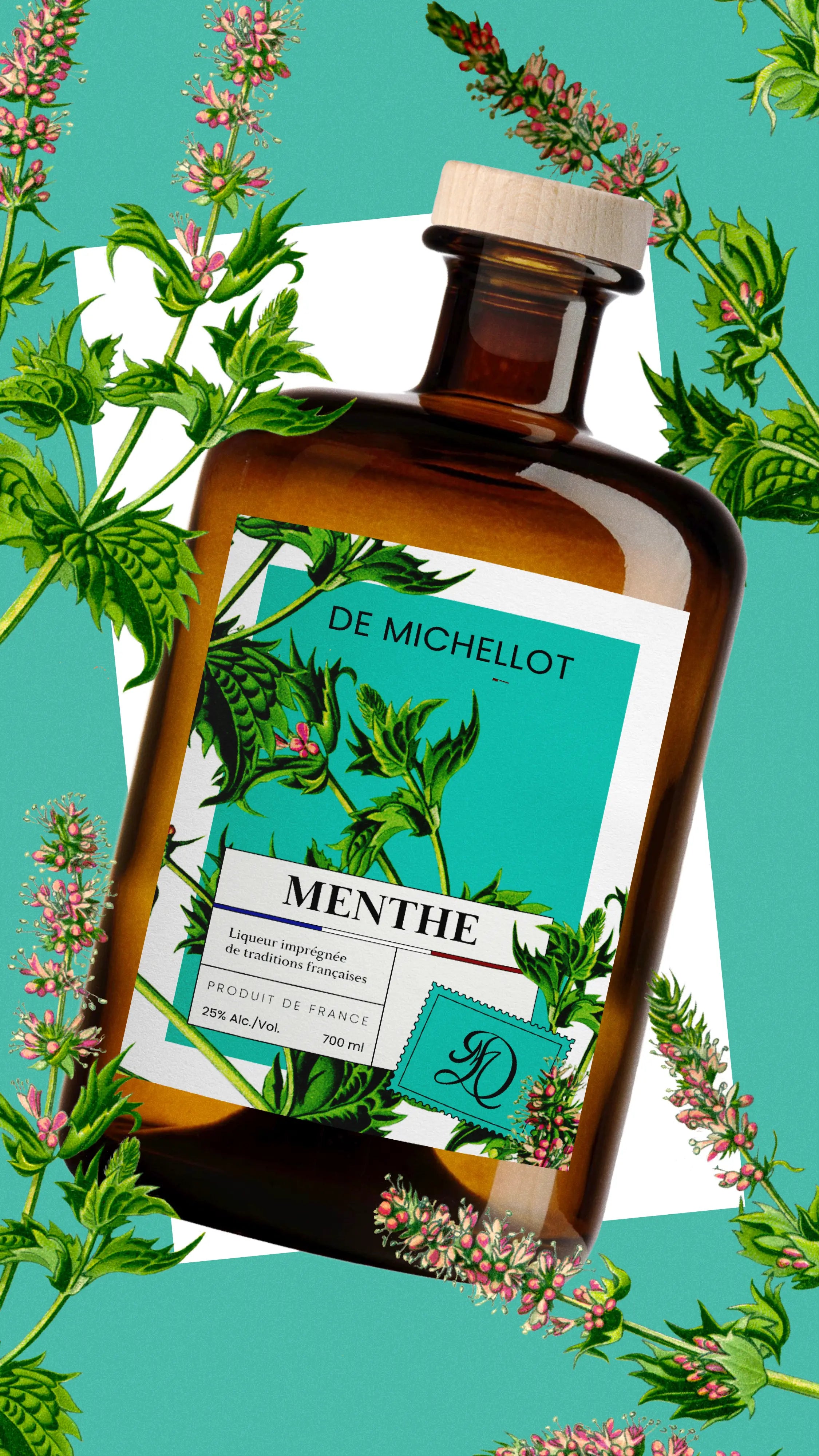 Liqueur de Menthe 25% DE MICHELLOT De Michellot