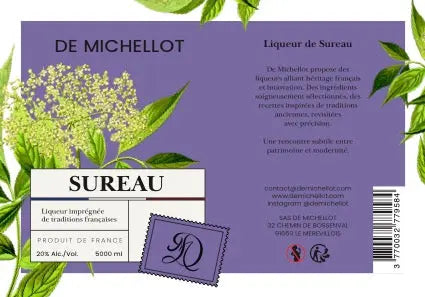 Liqueur de Sureau BIB 5L 20% DE MICHELLOT De Michellot