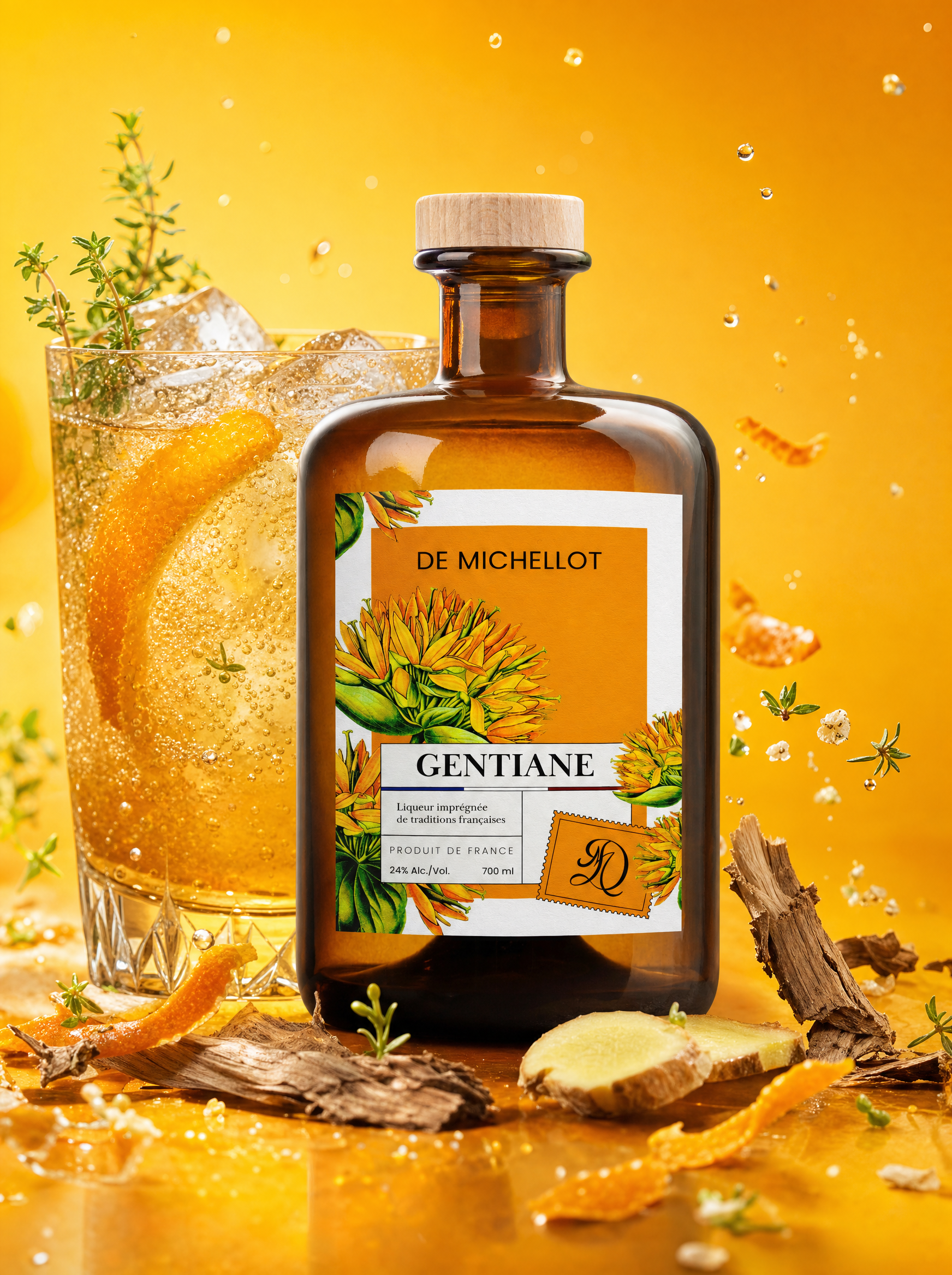 Liqueur de Gentiane 24% DE MICHELLOT