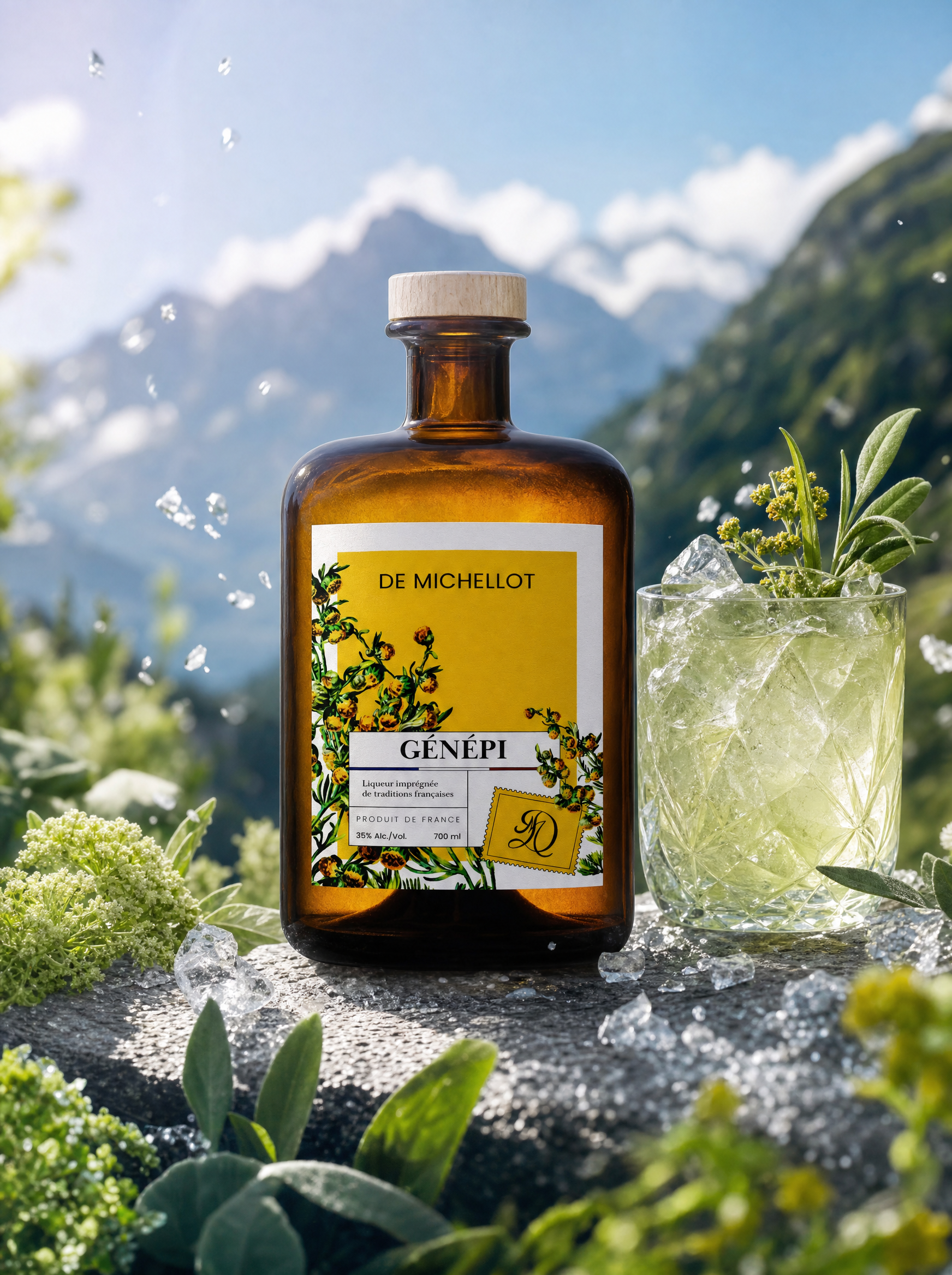 Liqueur de Génépi 35% DE MICHELLOT