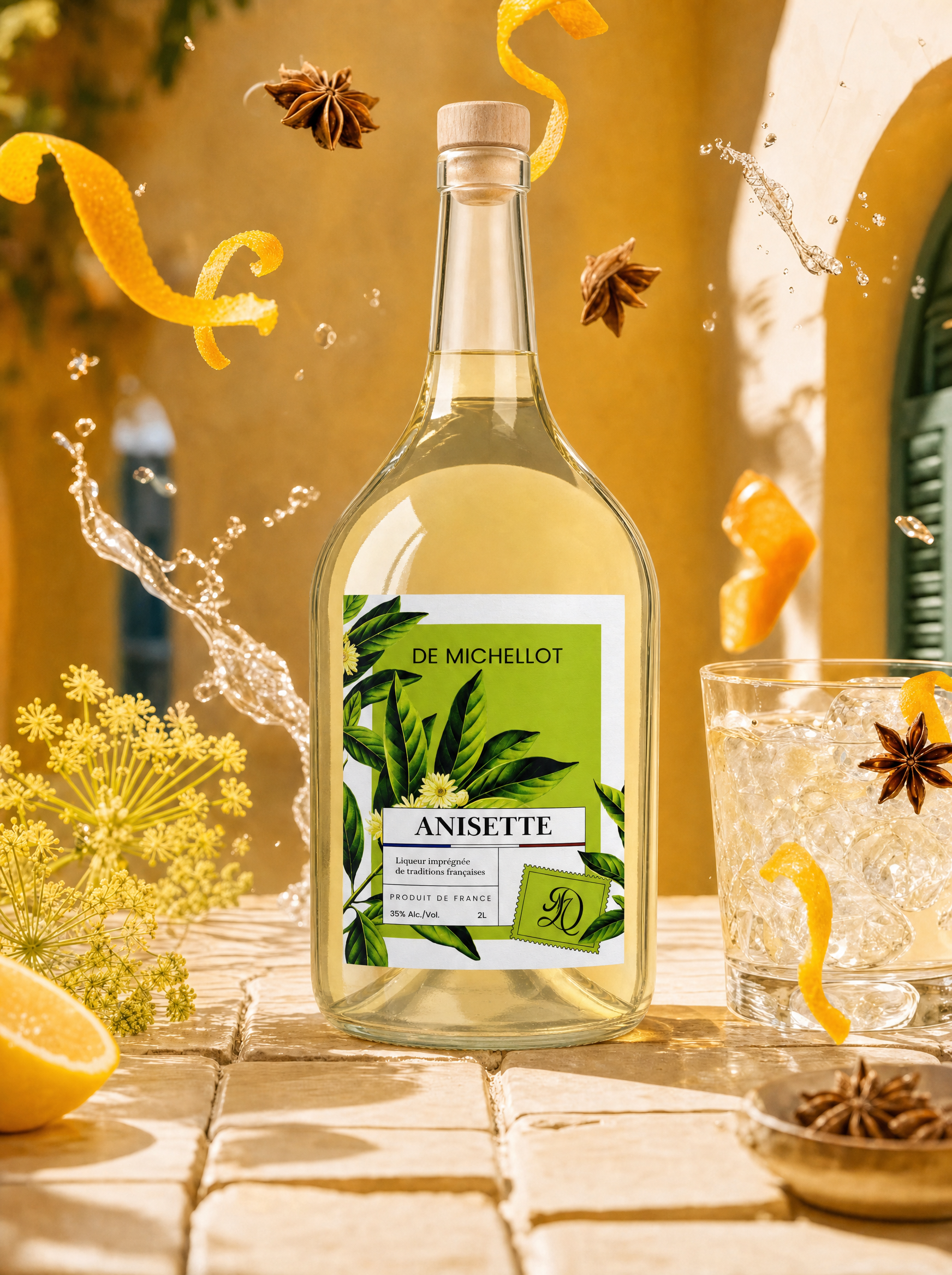 Liqueur Anisete 2,5L 35% DE MICHELLOT