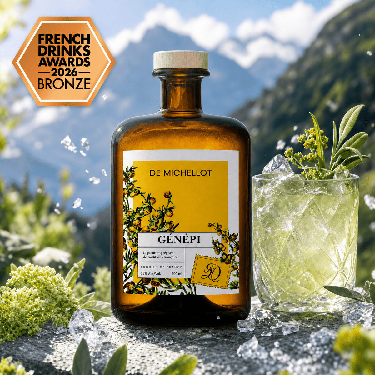Genepi 70 cl French Drinks Awards