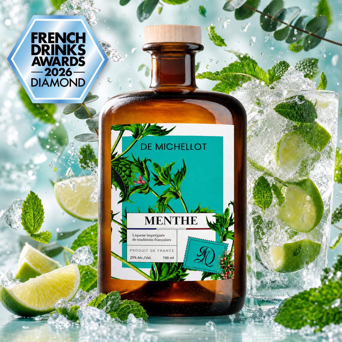 Menthe 70 cl French Drinks Awards 