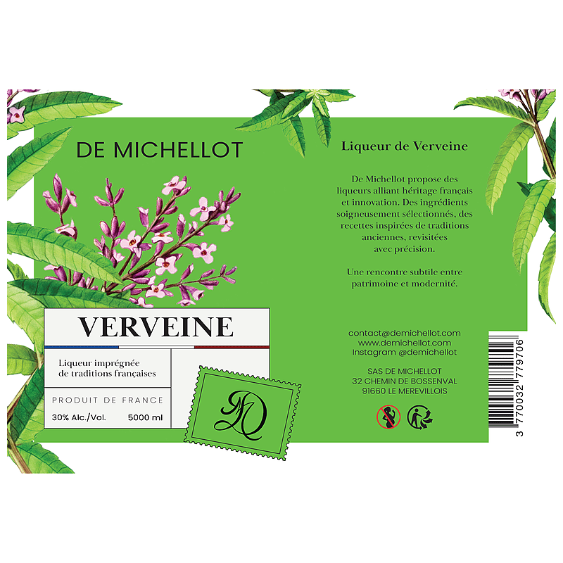 Liqueur de Verveine BIB 5L 30%
