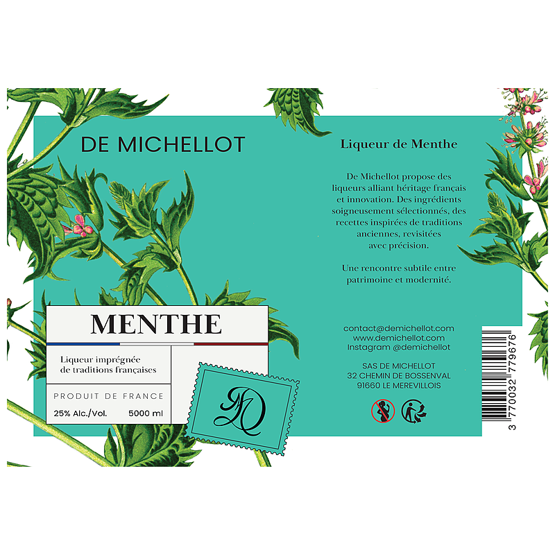Licor de Menta BIB 5L 25% DE MICHELLOT
